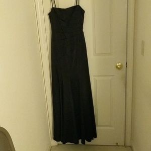 BCBG Strapless Black Gown